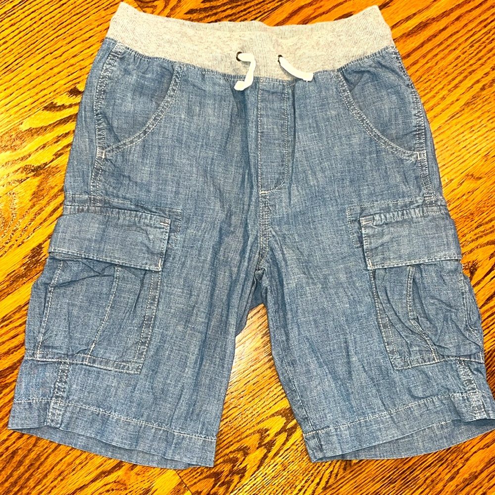 Boys Size 12 shorts, light blue.